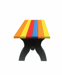 Table enfant plastique recyclé ecodesign Mobilier Urbain -Gamme enfant - Table Kinder