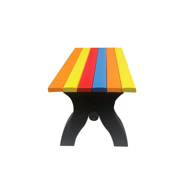 Table enfant plastique recyclé ecodesign Mobilier Urbain -Gamme enfant - Table Kinder