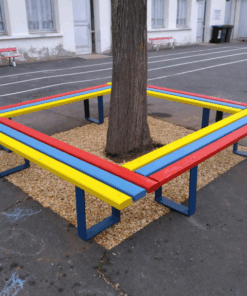 Tour d’arbre plastique recyclé ecodesign Mobilier Urbain -Gamme enfant - Tour d’arbre