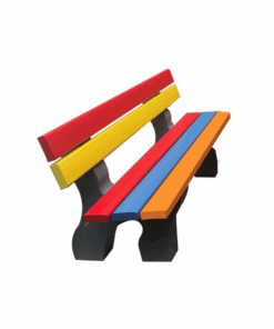 Banc enfant plastique recyclé ecodesign Mobilier Urbain -Gamme enfant - banc Kinder